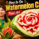 How to do watermelon carving- fruit art